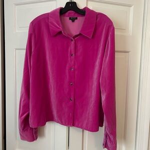 Worth Fuchsia Button-Down Shirt